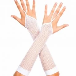 Music Legs Fishnet Gloves Christmas