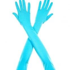 Music Legs Satin Gloves