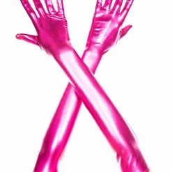 Music Legs Christmas Metallic Gloves