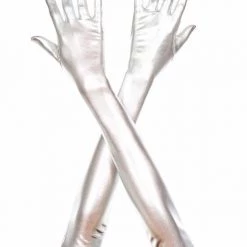 Music Legs Christmas Metallic Gloves