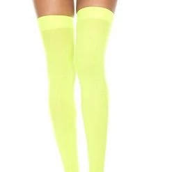 Music Legs Christmas Opaque Thigh Hi 10 Music Legs Christmas Opaque Thigh Hi