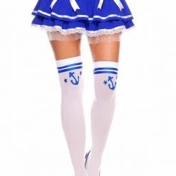 Music Legs Thigh Hi Sailor Halloween