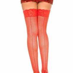 Music Legs Fishnet Thigh Hi