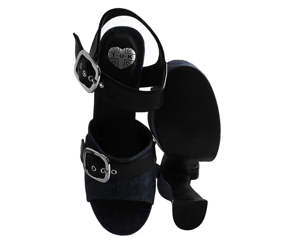 TUK A9439L Black & Grey Leopard Spice Platform Heel Women 4 TUK A9439L Black & Grey Leopard Spice Platform Heel Women