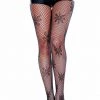 Music Legs Flower Net Pantyhose