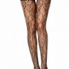 Music Legs Floral Lace Pantyhose