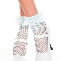 Music Legs Fishnet Ankle Hi Hosiery