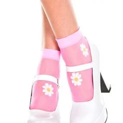 Music Legs Daisy Ankle Hi