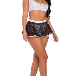 Roma Women Shimmer Crop Top