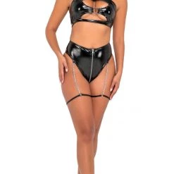 Roma Women Cutout Vinyl Top