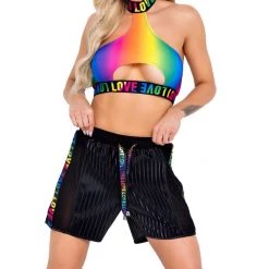 Roma Mens Pride Biker Shorts