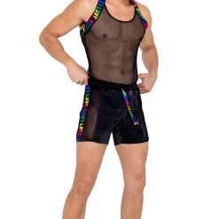 Roma Mens Pride Biker Shorts