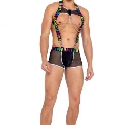 Roma Mens Pride Harness With Suspenders