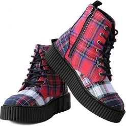 Women TUK-A9596 Mixed Plaid Casbah Boot