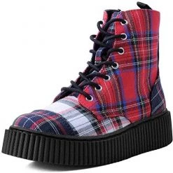 Women TUK-A9596 Mixed Plaid Casbah Boot