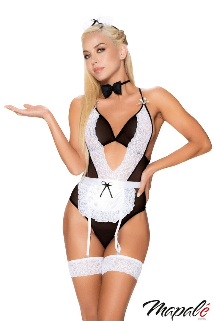 Mapale Lingerie French Maid 6PC 1 Mapale Lingerie French Maid 6PC