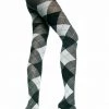 Music Legs Hosiery Big Argyle Pantyhose