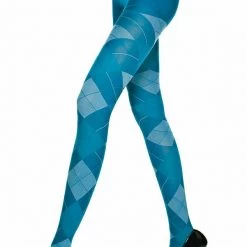 Music Legs Hosiery Big Argyle Pantyhose