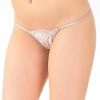 Coquette Eyelash Lace & Satin G-String