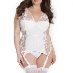 Coquette Tulle & Scalloped Lace Bustier