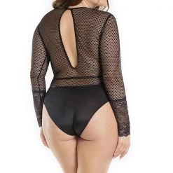 Coquette Long Sleeve Teddy Lingerie