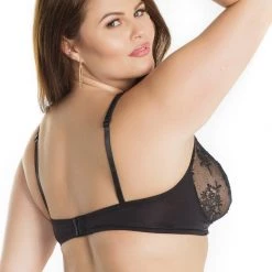 Coquette Lace Bra With Microfiber Band 11 Coquette Lace Bra With Microfiber Band