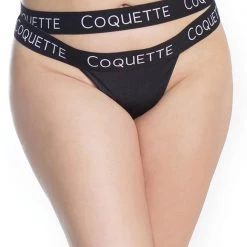 Coquette Microfiber & Stretch Lace Panty Panties