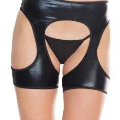 Coquette Wet Look Booty Chaps Fetish
