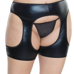 Coquette Wet Look Booty Chaps Fetish