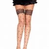 Music Legs Hosiery Heart Pantyhose