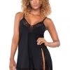 Mapale Lingerie Women Front Slit Babydoll