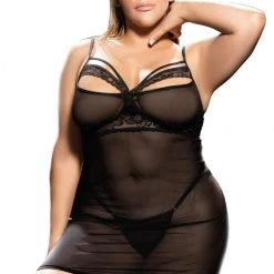 Mapale Lingerie Women Sheer Sleek Babydoll