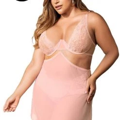 Mapale Lingerie Women 3PC Babydoll Set