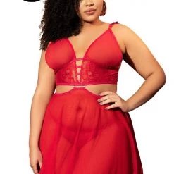 Mapale Lingerie 3PC Babydoll Set