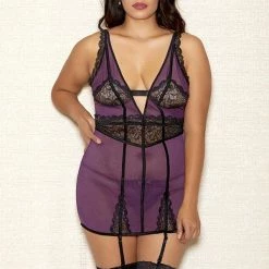ICollection Lingerie Lace Mesh Chemise