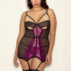 ICollection Halter Chemise With Peek-a-Boo Cups
