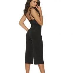 Elegant Moments Deep V Lycra Jumpsuit