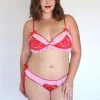 ICollection Giant Bow Ruffle Bra Christmas