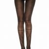 Music Legs Hosiery Faux Argyle Pantyhose