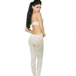 Vivace Women Satin Bow Front Design Bodystocking