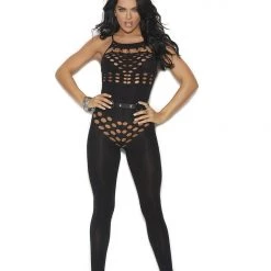 Vivace Cutout Opaque Halter Neck Bodystocking Women