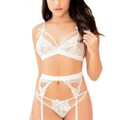 Mapale Lingerie 3PC Lace Set Women