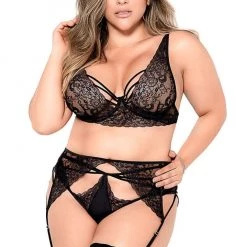 Mapale Lingerie 3PC Lace Set