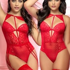 Mapale Lingerie 2PC Heart Teddy