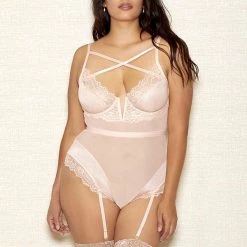 ICollection Glitter Lame & Foil Lace Teddy