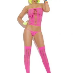 Vivace Women Neon Opaque Pothole 3PC Set