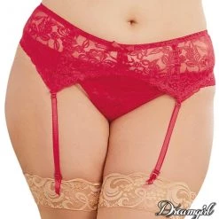 Dreamgirl Bridal Scalloped Lace Garter Belt