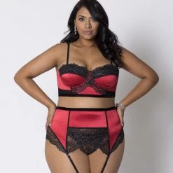 ICollection Strapless Bra & Garter Christmas