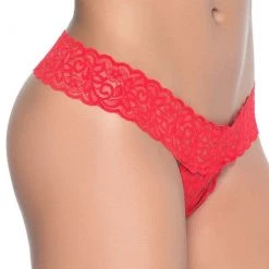Mapale Lingerie Peek-A-Boo Lace Thong Women 16 Mapale Lingerie Peek-A-Boo Lace Thong Women