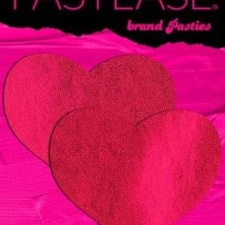 Pastease Love: Liquid Red Heart Nipple Pasties Festival